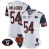 Womens Chicago Bears Illinois Patch Vapor Jersey Brian Urlacher Jersey Navy Sleeves