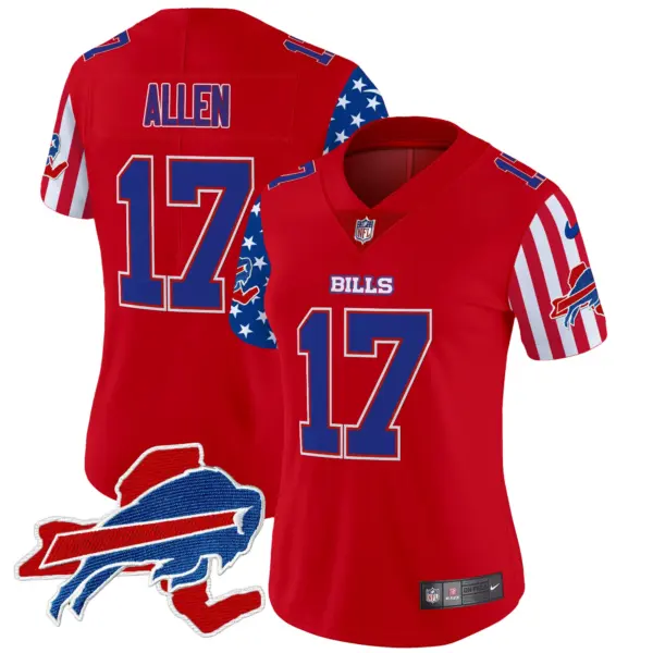 Womens Buffalo Bills American Style Vapor Limited Jersey Josh Allen Jersey Red