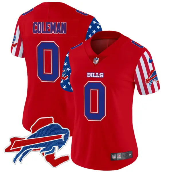 Womens Buffalo Bills American Style Vapor Limited Jersey Keon Coleman Jersey Red