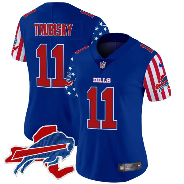 Womens Buffalo Bills American Style Vapor Limited Jersey Mitchell Trubisky Jersey Royal