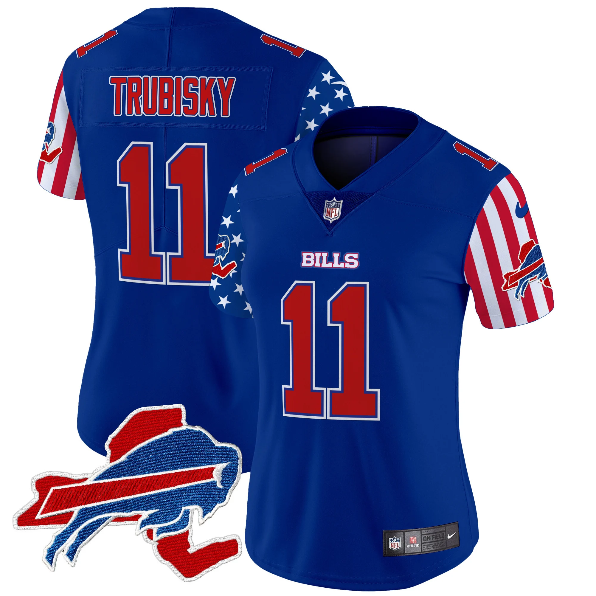 Womens Buffalo Bills American Style Vapor Limited Jersey Mitchell Trubisky Jersey Royal