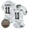Womens Buffalo Bills 2024 Salute To Service Establishment Year Patch Vapor Limited Jersey Mitchell Trubisky Jersey Marines