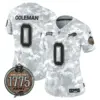 Womens Buffalo Bills 2024 Salute To Service Establishment Year Patch Vapor Limited Jersey Keon Coleman Jersey Army