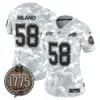 Womens Buffalo Bills 2024 Salute To Service Establishment Year Patch Vapor Limited Jersey Matt Milano Jersey Army