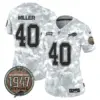 Womens Buffalo Bills 2024 Salute To Service Establishment Year Patch Vapor Limited Jersey Von Miller Jersey Air Force