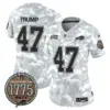 Womens Buffalo Bills 2024 Salute To Service Establishment Year Patch Vapor Limited Jersey Donald Trump Jersey Navy