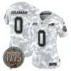Womens Buffalo Bills 2024 Salute To Service Establishment Year Patch Vapor Limited Jersey Keon Coleman Jersey Navy