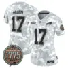 Womens Buffalo Bills 2024 Salute To Service Establishment Year Patch Vapor Limited Jersey Josh Allen Jersey Navy