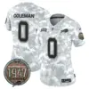 Womens Buffalo Bills 2024 Salute To Service Establishment Year Patch Vapor Limited Jersey Keon Coleman Jersey Air Force
