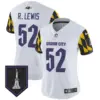 Womens Baltimore Ravens City Edition Patch Vapor Limited Jersey Ray Lewis Jersey White