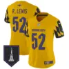 Womens Baltimore Ravens City Edition Patch Vapor Limited Jersey Ray Lewis Jersey Gold