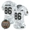 Womens Buffalo Bills 2024 Salute To Service Establishment Year Patch Vapor Limited Jersey Dalton Kincaid Jersey Army