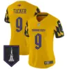 Womens Baltimore Ravens City Edition Patch Vapor Limited Jersey Justin Tucker Jersey Gold