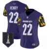 Womens Baltimore Ravens City Edition Patch Vapor Limited Jersey Derrick Henry Jersey Purple