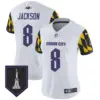 Womens Baltimore Ravens City Edition Patch Vapor Limited Jersey Lamar Jackson Jersey White