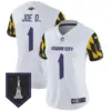 Womens Baltimore Ravens City Edition Patch Vapor Limited Jersey Joe D Jersey White