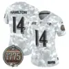 Womens Baltimore Ravens 2024 Salute To Service Establishment Year Patch Vapor Limited Jersey Kyle Hamilton Jersey Marines