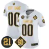 Women’s Washington Commanders 90Th Sean Taylor Patch Gold Vapor Limited Custom Jersey White