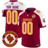 Washington Commanders 2024 Vapor Limited Custom Jersey Est 1932 Patch Burgundy Alternate