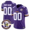 Minnesota Vikings King Of The North Patch Vapor Limited Custom Jersey Est 1961 Patch Purple
