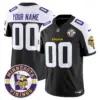 Minnesota Vikings King Of The North Patch Vapor Limited Custom Jersey Est 1961 Patch Black Alternate