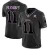 Women’s Micah Parsons Dallas Cowboys Deep Purple Jersey Black
