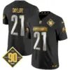 Mens Washington Commanders 90Th Anniversary Patch Gold Vapor Limited Jersey Sean Taylor Jersey Black Limited