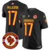 Mens Washington Commanders 2024 Vapor Limited Jersey Est 1932 Patch Terry Mclaurin Jersey Black