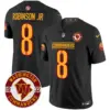 Mens Washington Commanders 2024 Vapor Limited Jersey Est 1932 Patch Robinson Jr Jersey Black