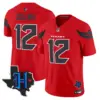 Mens Houston Texans 2024 Texas Patch Vapor Limited Jersey V2 Nico Collins Jersey Red