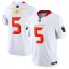 Mens Houston Texans 2024 Gold Trim Vapor Limited Jersey Jalen Pitre Jersey White