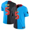 Mens Houston Texans 2024 Gold Trim Vapor Limited Jersey Jalen Pitre Jersey Split