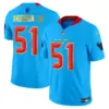 Mens Houston Texans 2024 Gold Trim Vapor Limited Jersey Will Anderson Jr Jersey Blue