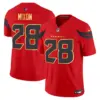 Mens Houston Texans 2024 Gold Trim Vapor Limited Jersey Joe Mixon Jersey Red