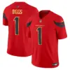 Mens Houston Texans 2024 Gold Trim Vapor Limited Jersey Stefon Diggs Jersey Red