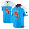 Mens Houston Texans 2024 Gold Trim Vapor Limited Jersey Jalen Pitre Jersey Blue Alternate