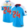 Mens Houston Texans 2024 Gold Trim Vapor Limited Jersey Derek Stringley Jr Jersey Blue Alternate