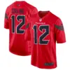 Mens Houston Texans 2024 Game Jersey Nico Collins Jersey Red