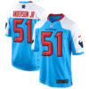 Mens Houston Texans 2024 Game Jersey Will Anderson Jr Jersey Blue Alternate