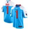 Mens Houston Texans 2024 Game Jersey Stefon Diggs Jersey Blue Alternate