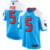 Mens Houston Texans 2024 Game Jersey Jalen Pitre Jersey Blue Alternate