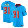 Mens Houston Texans 2024 Gold Trim Vapor Limited Jersey Dameon Pierce Jersey Blue