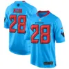 Mens Houston Texans 2024 Game Jersey Joe Mixon Jersey Blue
