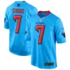 Mens Houston Texans 2024 Game Jersey CJ Stroud Jersey Blue