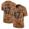 Mens Green Bay Packers 2024 Salute To Service Vapor Limited Jersey Donald Trump Jersey Brown Camo