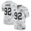 Mens Green Bay Packers 2024 Salute To Service Vapor Limited Jersey Reggie White Jersey Arctic Camo