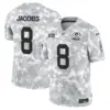 Mens Green Bay Packers 2024 Salute To Service Vapor Limited Jersey Josh Jacobs Jersey Arctic Camo