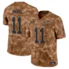 Mens Green Bay Packers 2024 Salute To Service Vapor Limited Jersey Jayden Reed Jersey Brown Camo