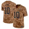 Mens Green Bay Packers 2024 Salute To Service Vapor Limited Jersey Jordan Love Jersey Brown Camo