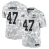 Mens Green Bay Packers 2024 Salute To Service Vapor Limited Jersey Kamala Harris Jersey Arctic Camo